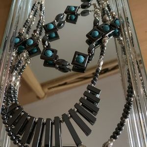 Bracelet earrings and necklace !